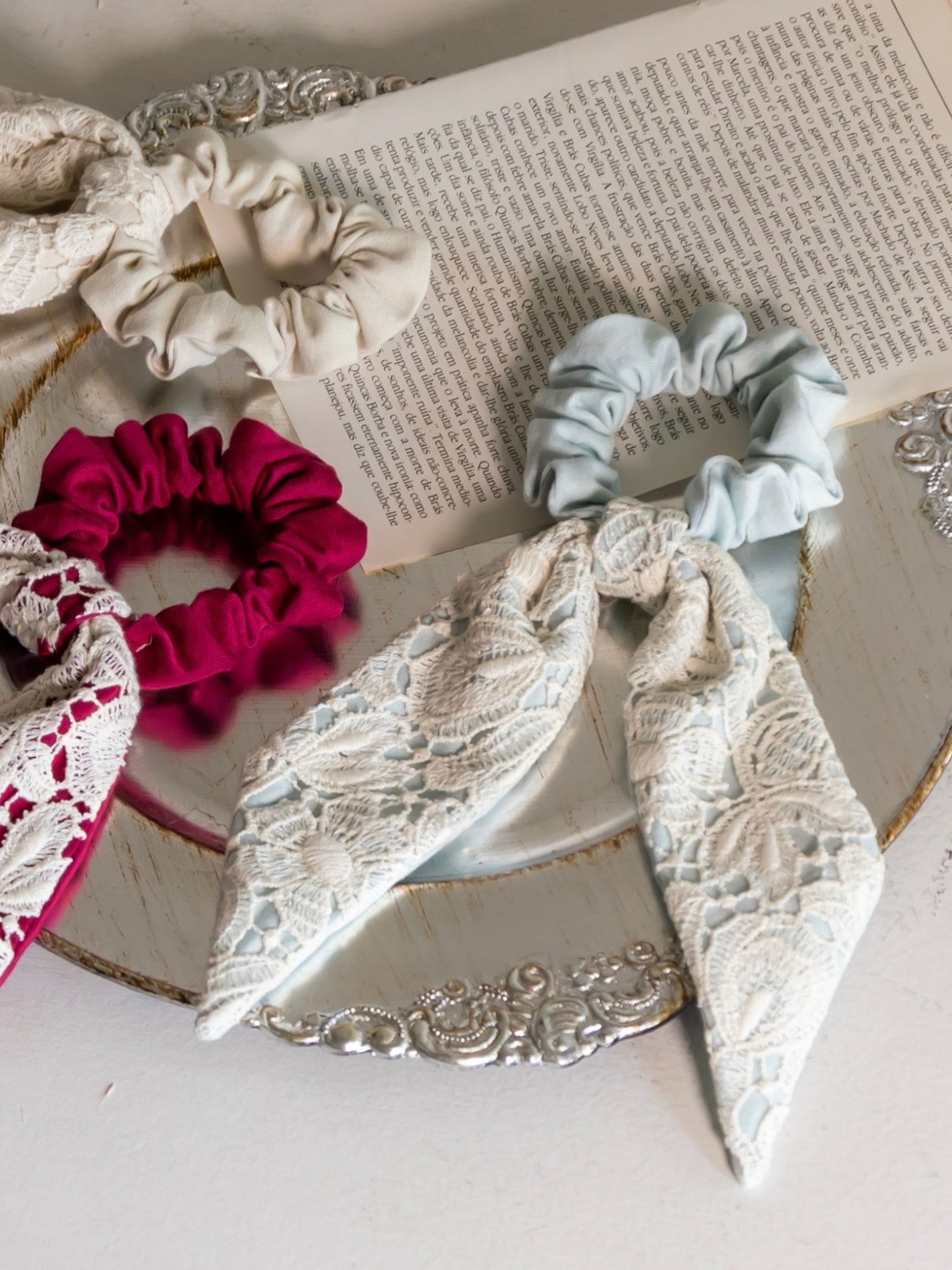 Miss Classic リラックスレースシュシュ ブルー