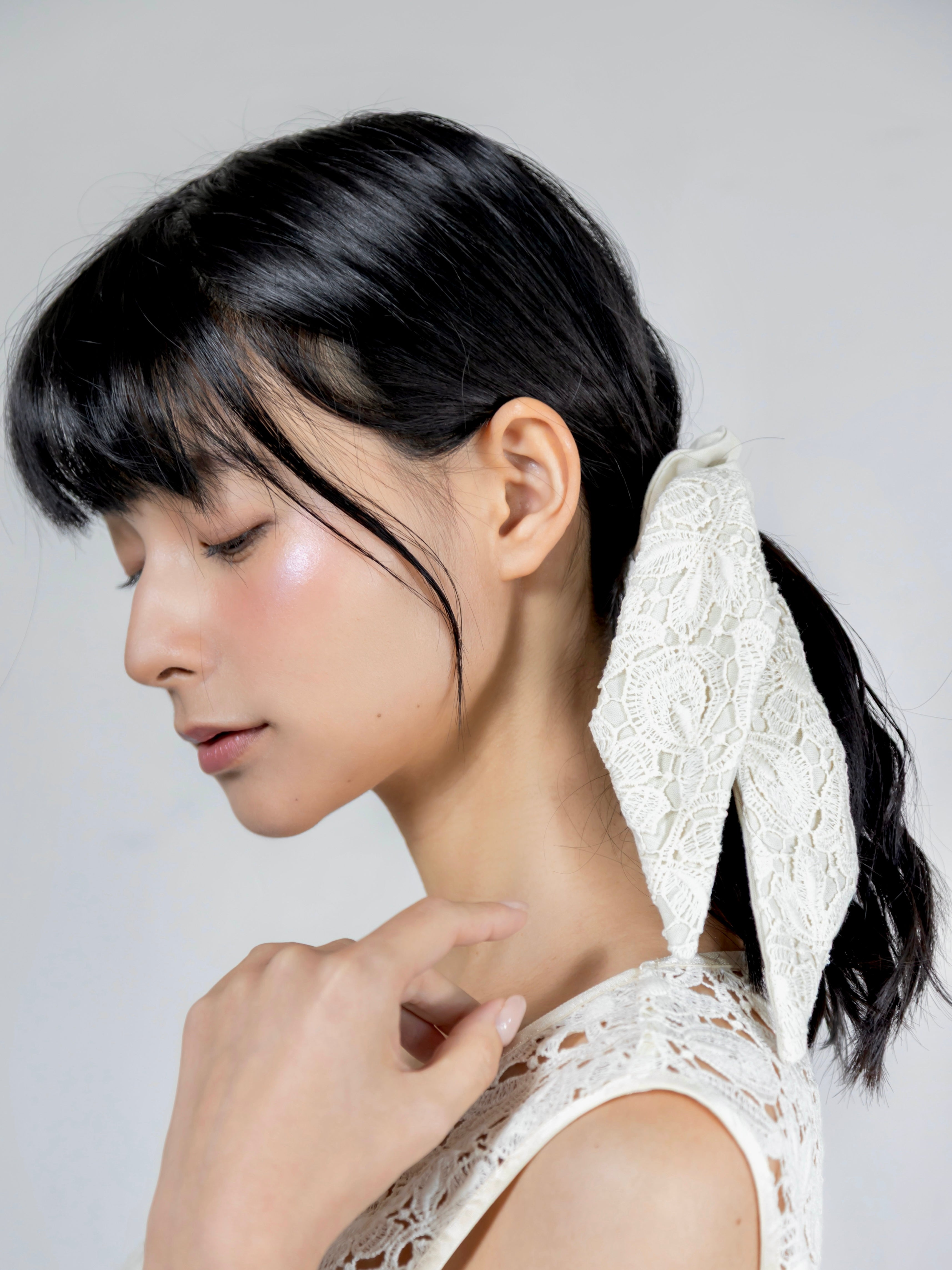 Miss Classic リラックスレースシュシュ ベージュ