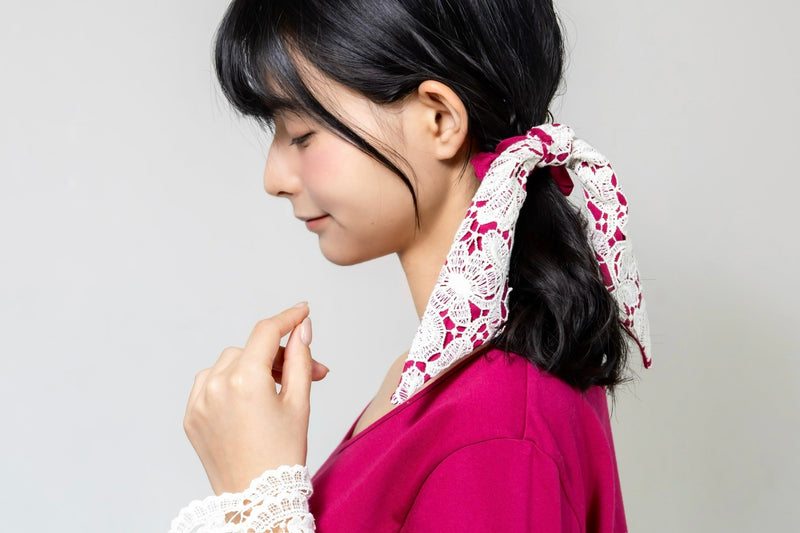 【新作】 リラックスレースシュシュが登場しました