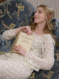 Miss Classic 総レースロングスリーブ