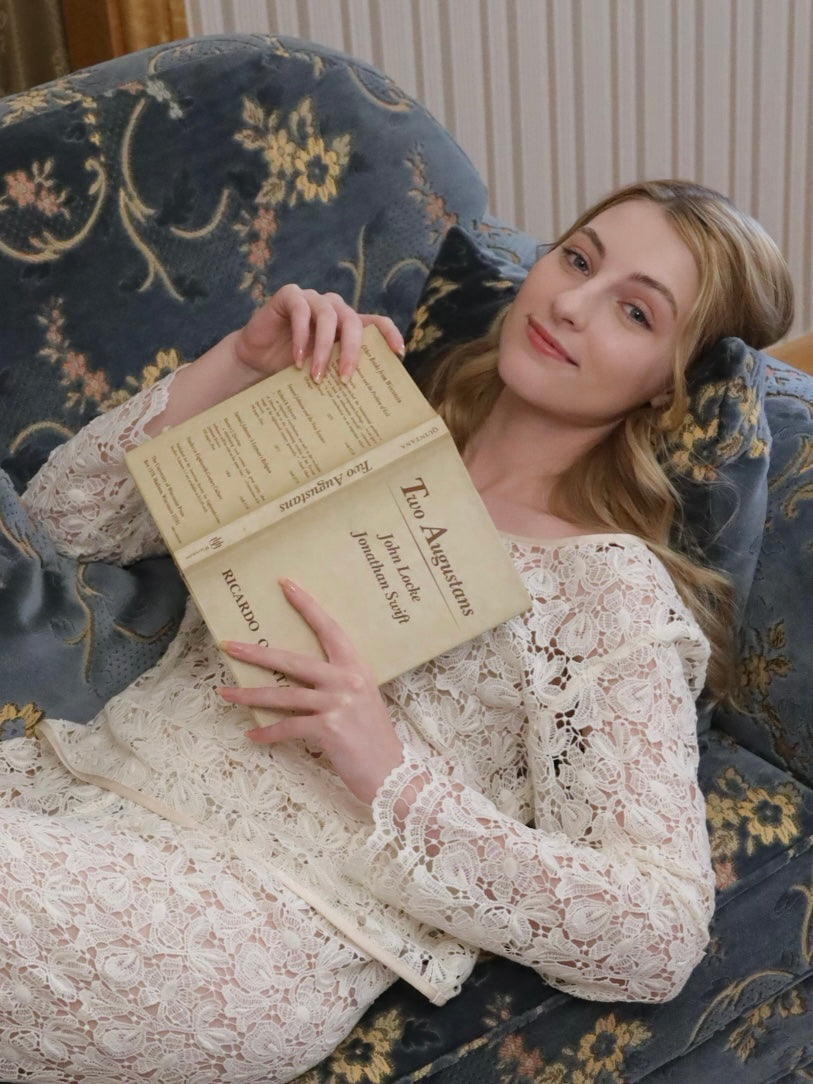 Miss Classic 総レースロングスリーブ