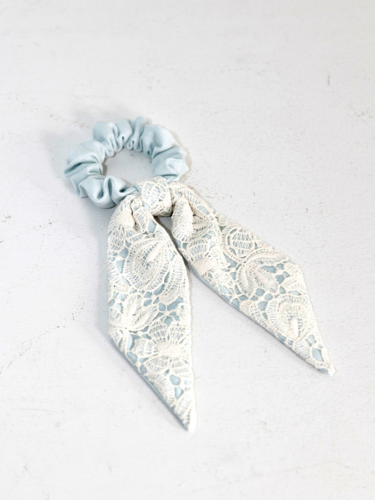 【予約販売】【2月下旬発送】Miss Classic リラックスレースシュシュ ブルー