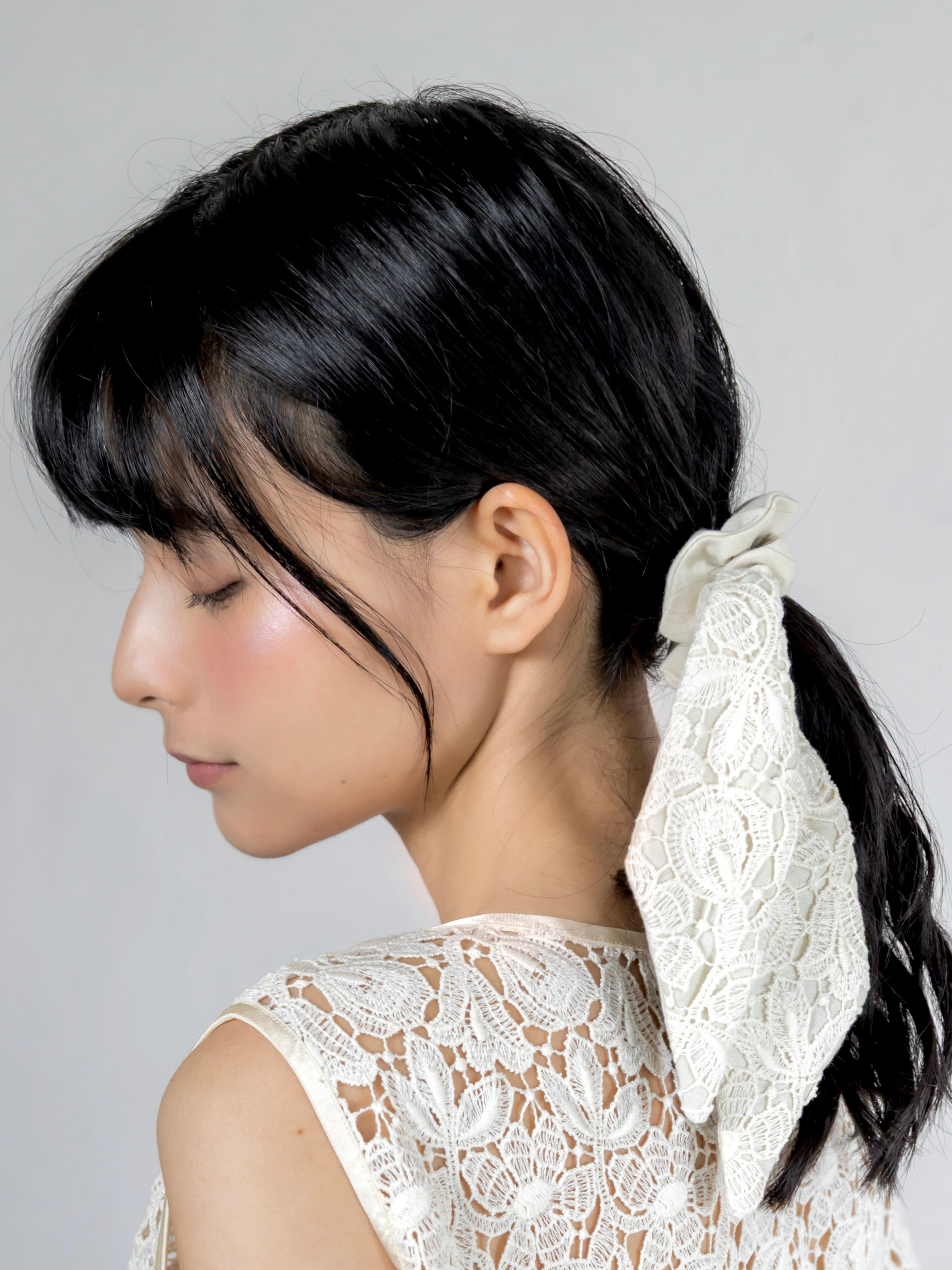 Miss Classic リラックスレースシュシュ ベージュ