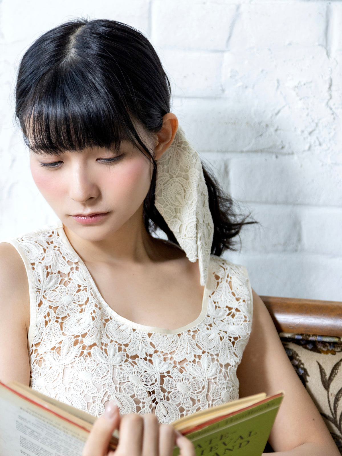 【予約販売】【2月下旬発送】Miss Classic リラックスレースシュシュ ベージュ