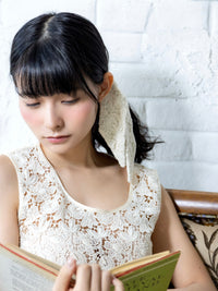 【予約販売】【2月下旬発送】Miss Classic リラックスレースシュシュ ベージュ