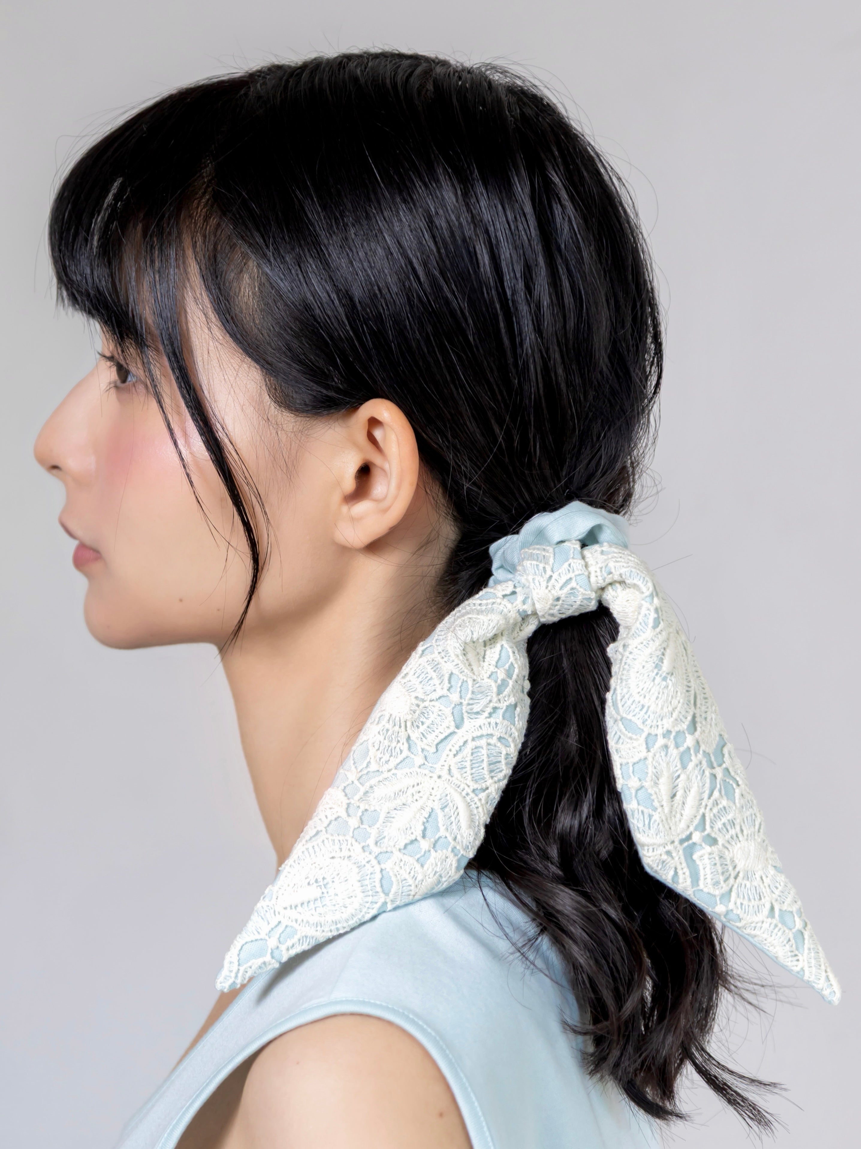 Miss Classic リラックスレースシュシュ ブルー