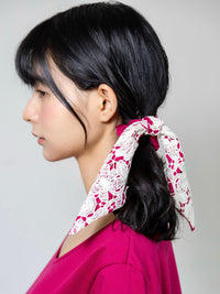 【予約販売】【2月下旬発送】Miss Classic リラックスレースシュシュ ピンク