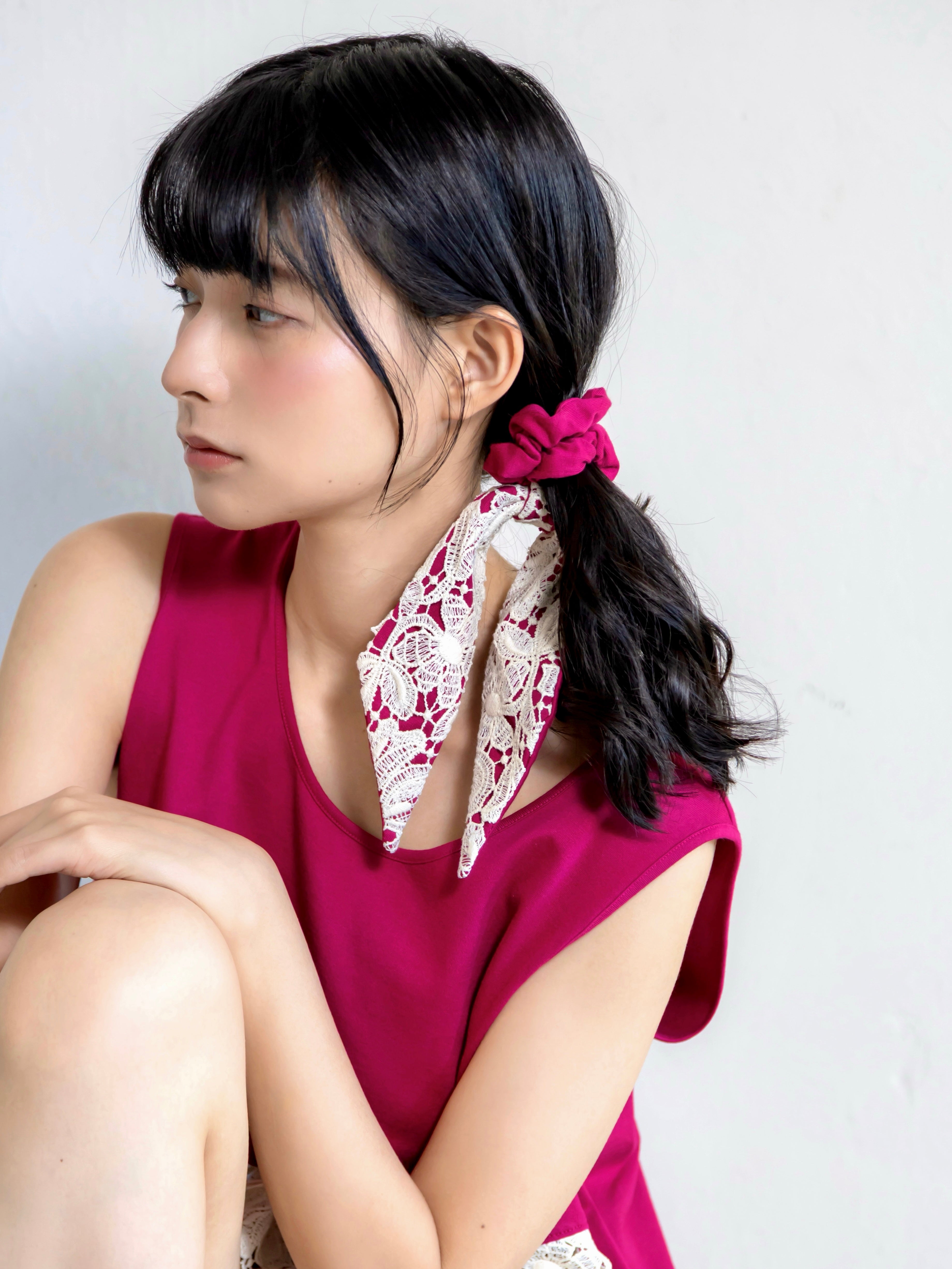 Miss Classic リラックスレースシュシュ ピンク